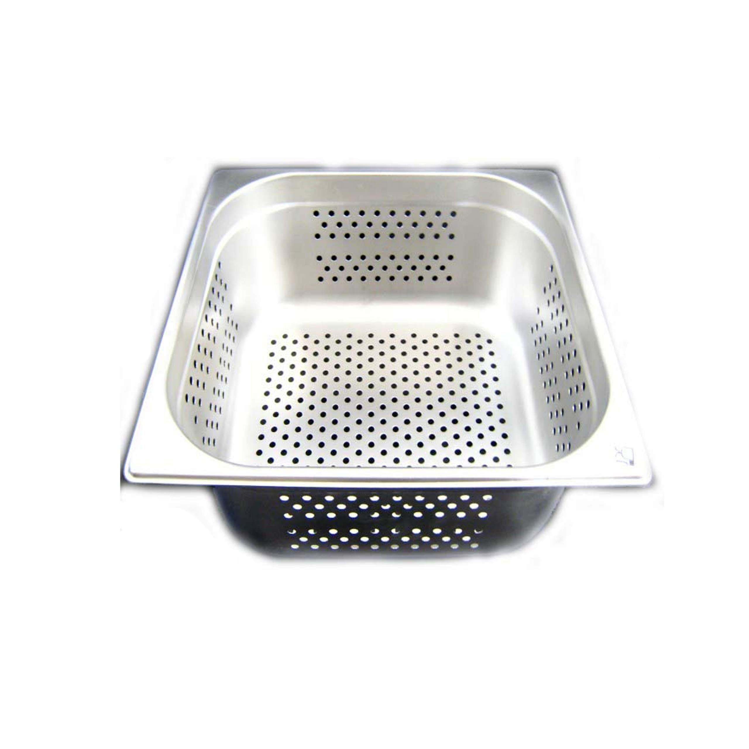 GN 2/3 gastronormb Gastronorm GN Bac Perforé en acier inoxydable 9,5 L profondeur 150 mm