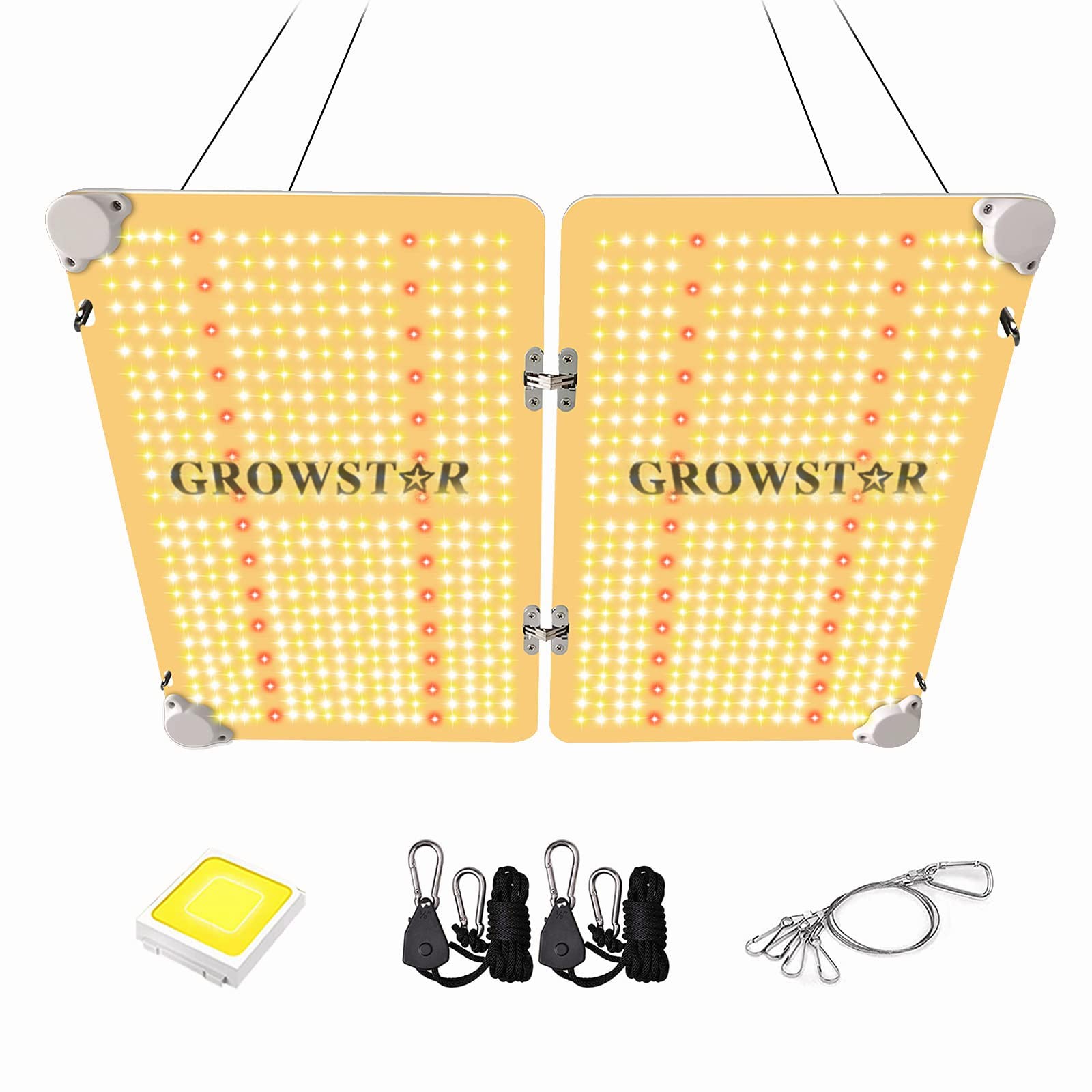 GROWSTAR Newest LZB4000 Led Grow Light with Full Spectrum Wavelength
