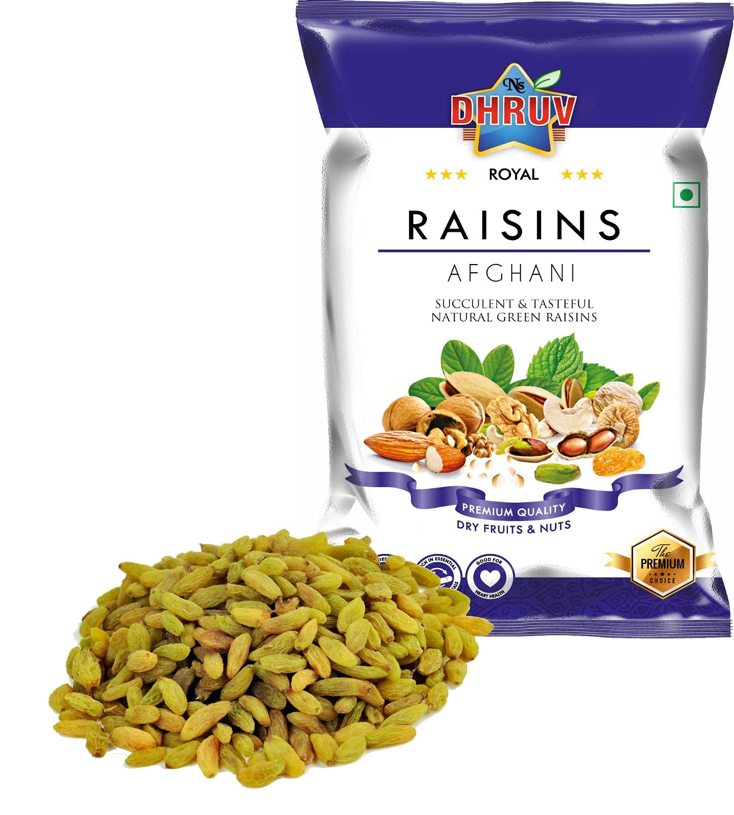 DHRUV Royal Afghan Raisins | Kandhari Kishmish | Sogi, 250Gm (B098F4ZPX2) Amazon Price History, Amazon Price Tracker