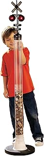 Collections Etc Light Up Kids Railroad Standing Bank with Realistic Sights and Sounds- Gift Ideas for Kids
