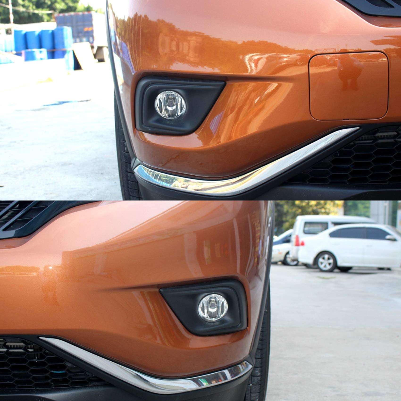 Zestaw reflektorów przeciwmgielnych do Nissan Murano (2015-2018), łącznie z osłoną, wiązką przewodów i przełącznikiem.
