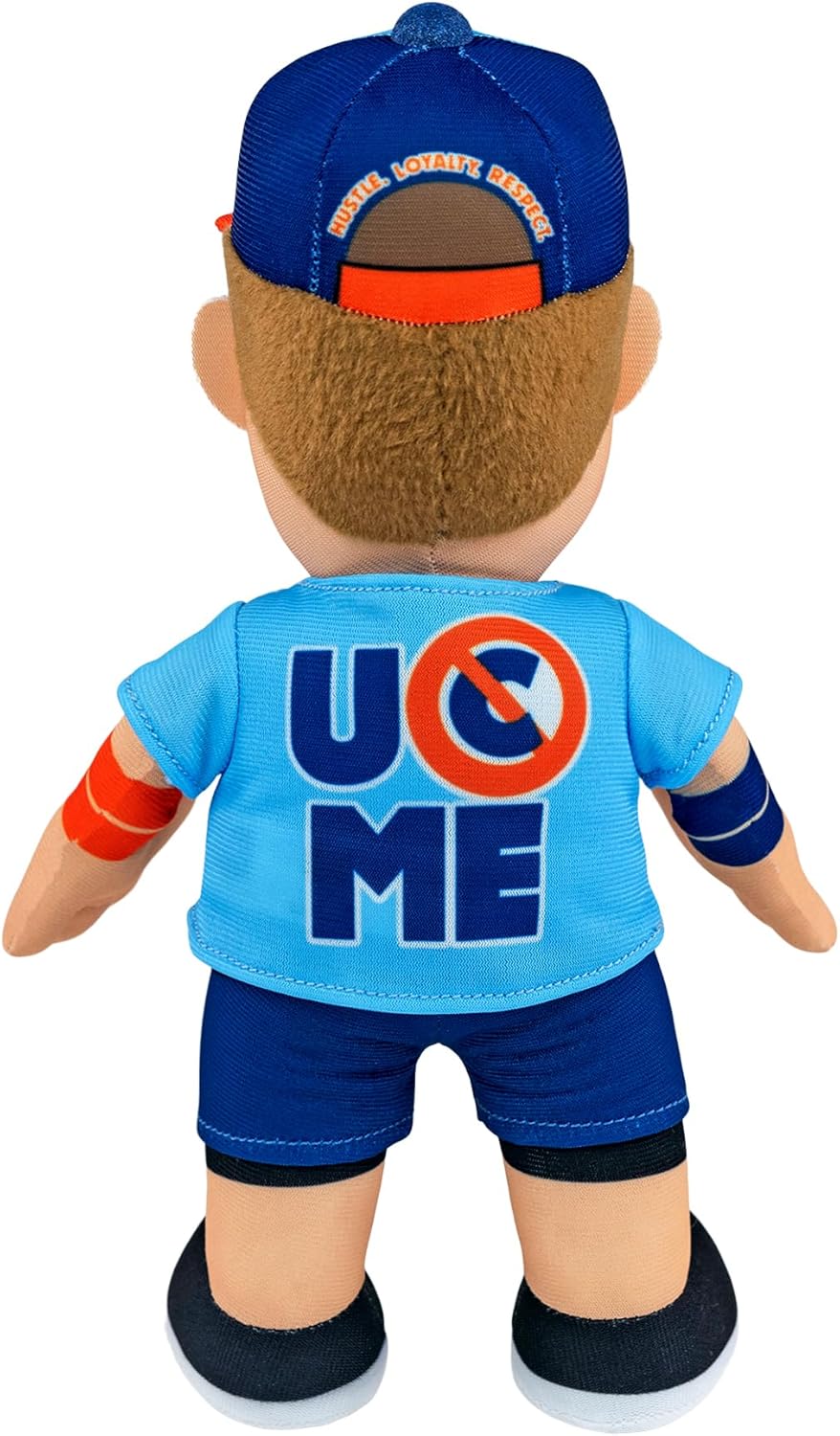 Bleacher Creatures WWE John Cena (Hustle Loyalty Respect) 10" Plush Figure - A Wrestling Legend for Play or Display