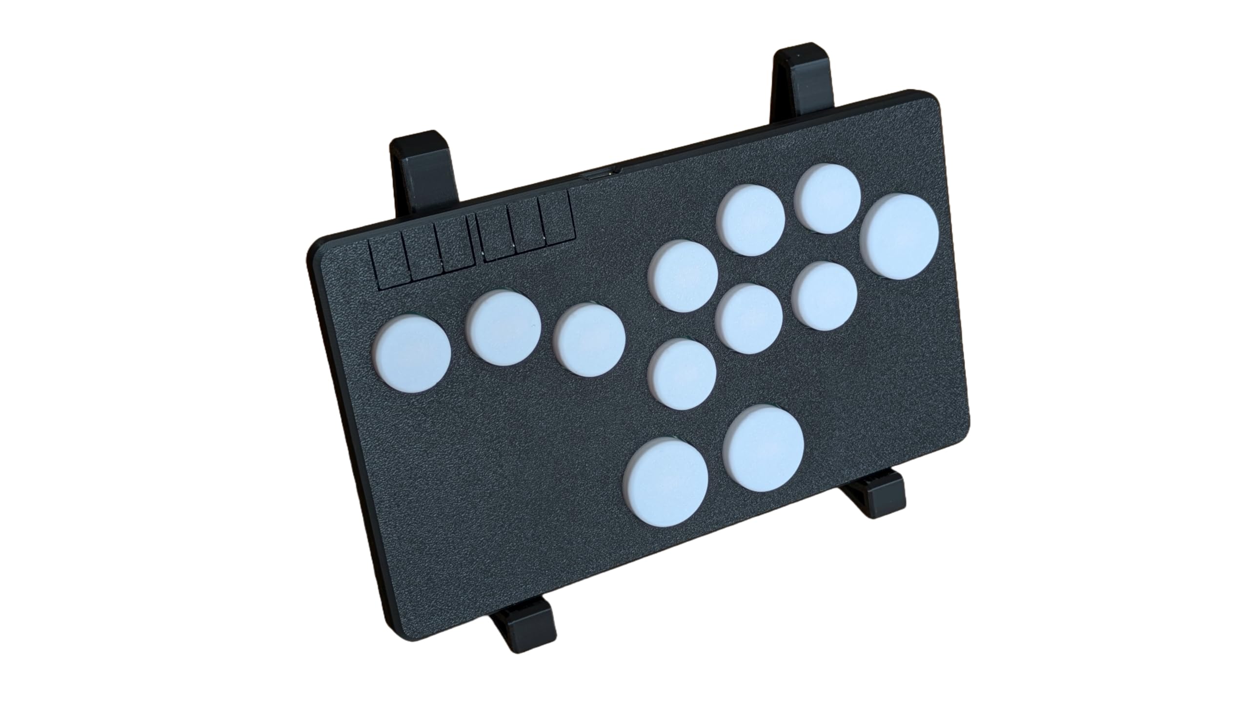 w1spArcade w1spBox Reflex Kontroler Leverless do Bijatyk, Ręcznie Robiony Arcade Stick All-Button do Gier na PC i Konsole
