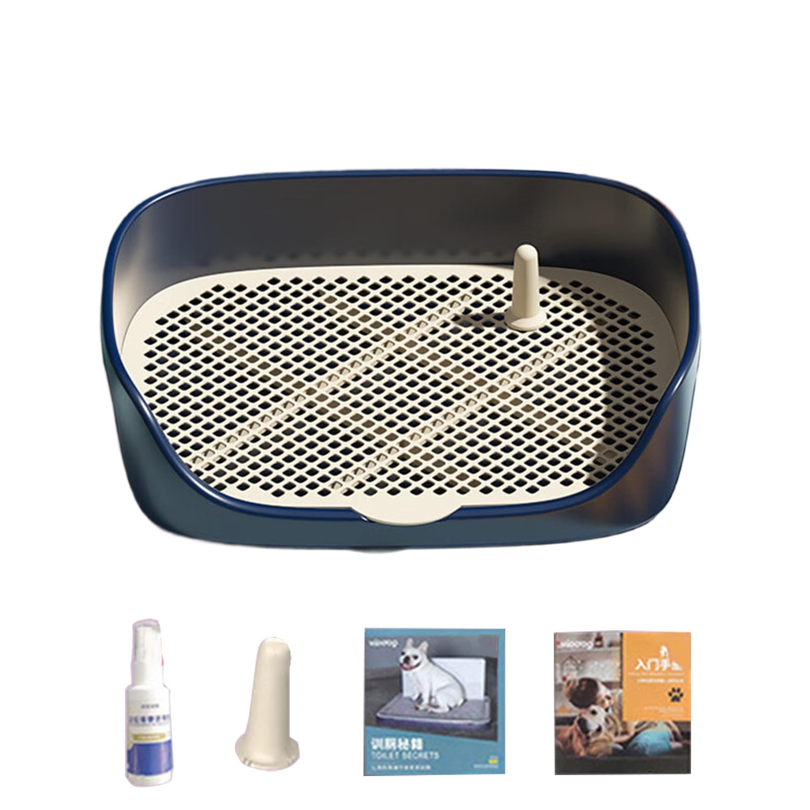 MICFENY Space Saving Dog Toilet With NonSlip Design Easy Breeds Bathroom For Small Pet Potty Training Device