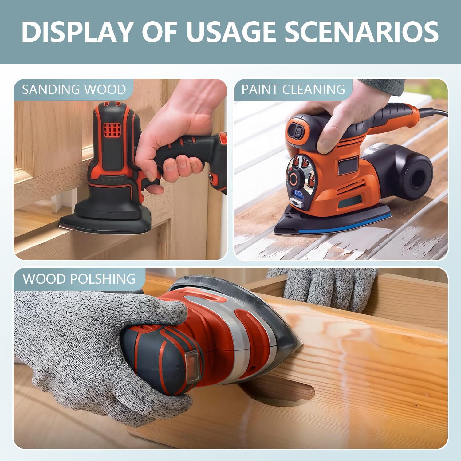 120 Fogli Abrasivi, Cuscinetti Per Levigatrice Per Mouse - Foto 3