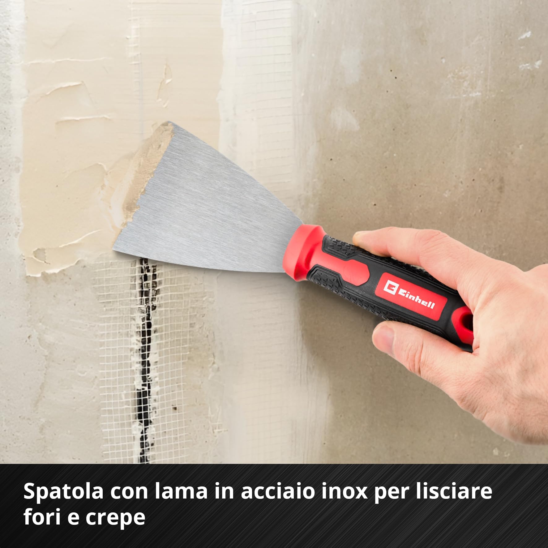 Original Einhell E-Case valigetta attrezzi 78 pezzi ristrutturazione (ristrutturazioni, punte trapano, inserti, utensile fughe, pinze, spatola, sega legno, chiave rullino, livella, valigetta sistema)