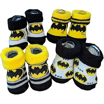 batman baby booties