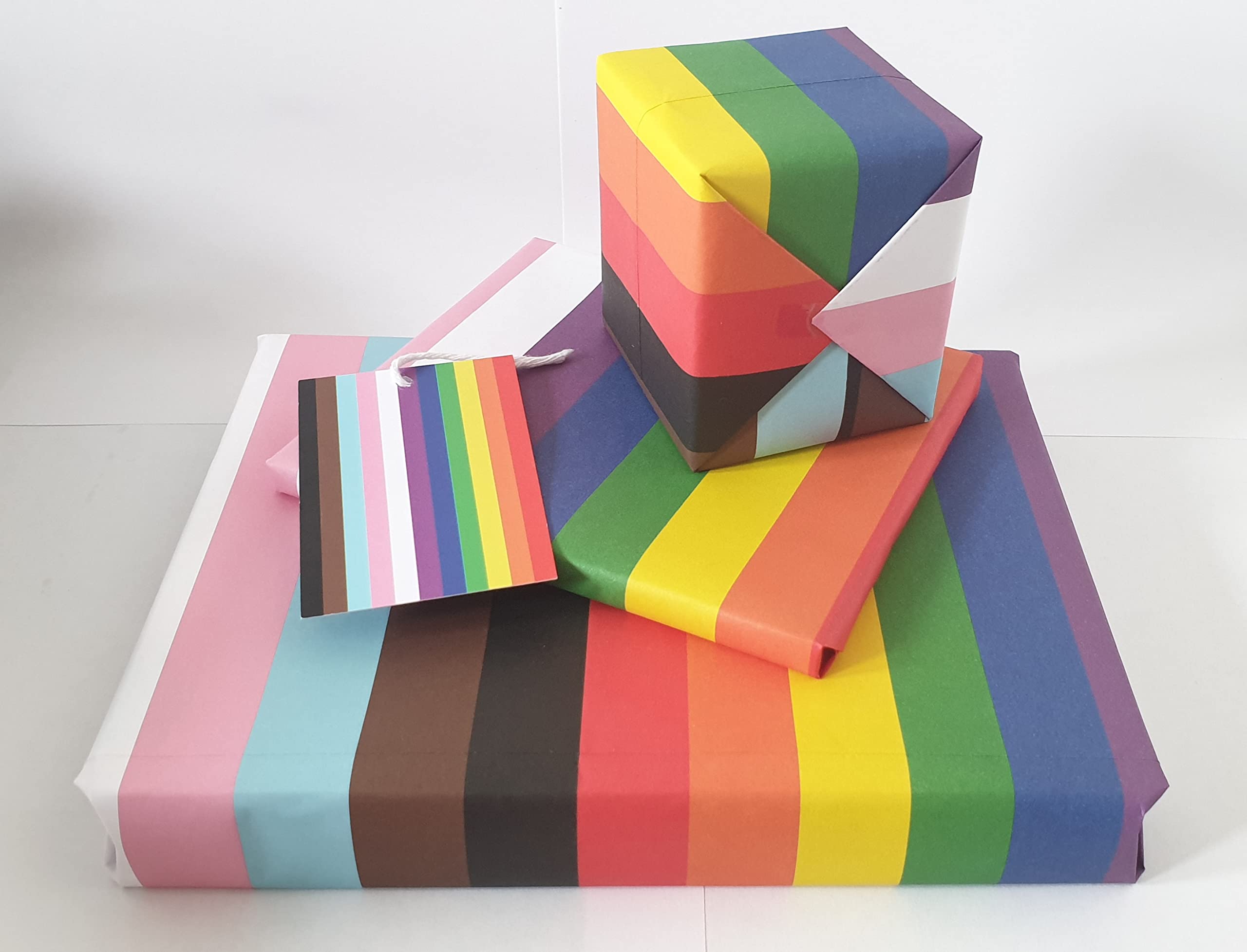 GRAPHICS & MORE Rainbow Pride Wrapping Paper Roll - 30x72 Inch Custom Gift Wrap
