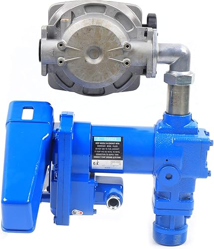 Miniatura 6 de Bomba de transferencia de aceite diesel de aceite eléctrico, bomba de transferencia de combustible antiexplosivo de gasolina de 12 V con medidor de
