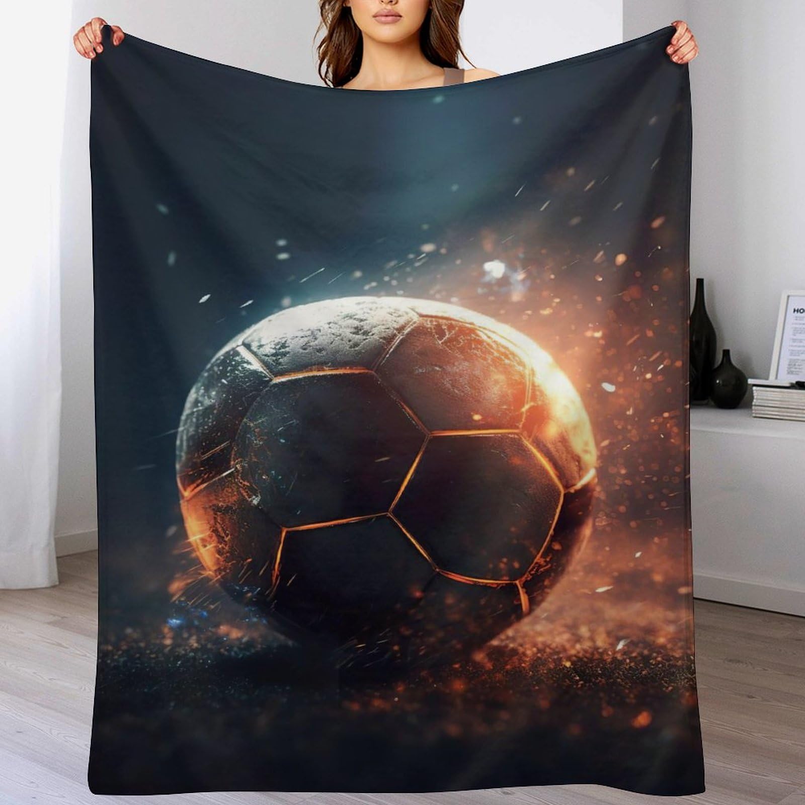 Couverture De Balcon et maison contre le froid plaid sport football 180x200