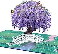 papercrush® Carte pop-up arbre à papillons – Carte d'anniversaire 3D pour femmes (petite amie, marraine, maman), Carte de voeux pour condoléances, bon rétablissement et depart de collegue