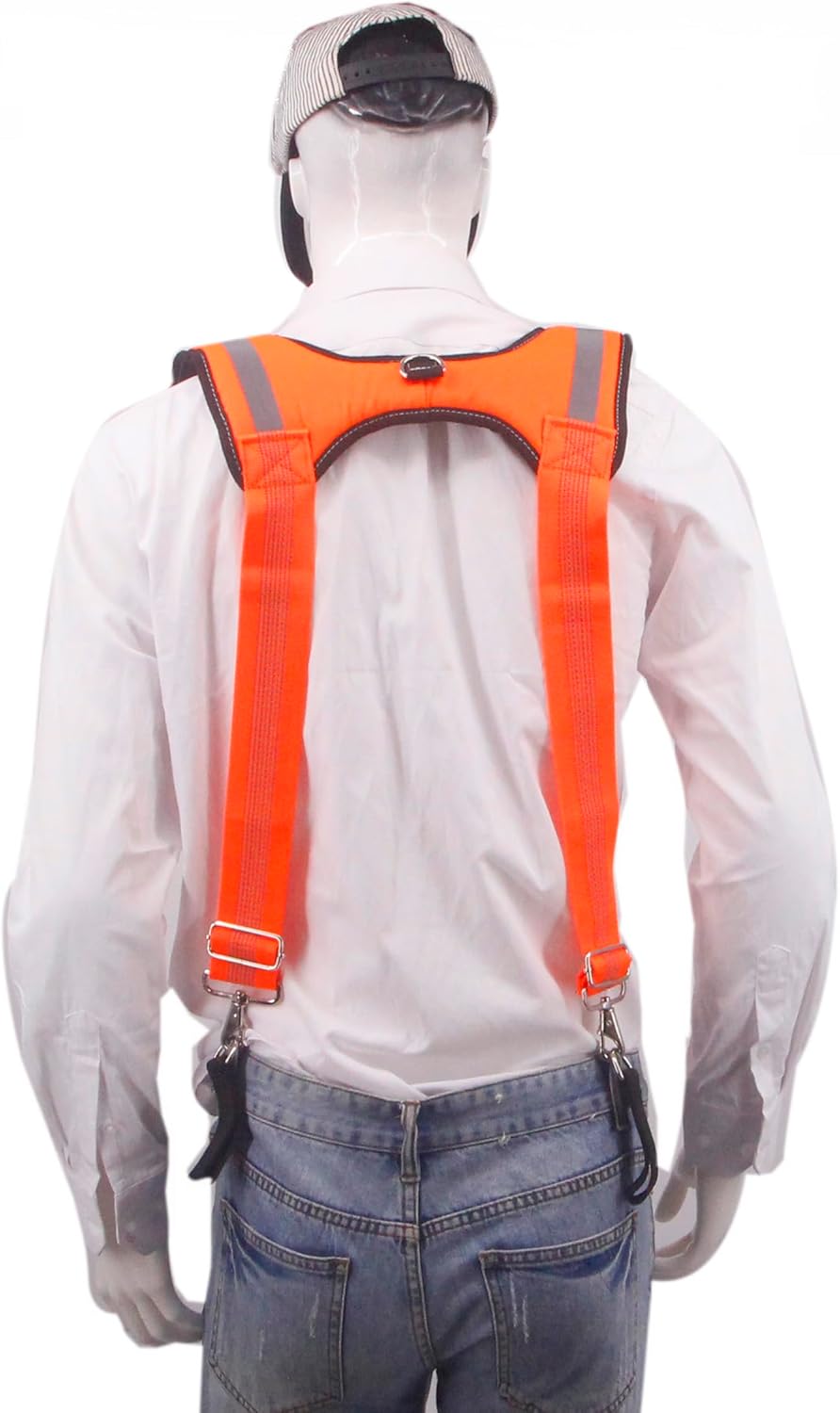 Cedriany Tool Belt Suspenders for Work Belt Suspenders Heavy Duty Padded with Attachment Loops for Men - Image 3