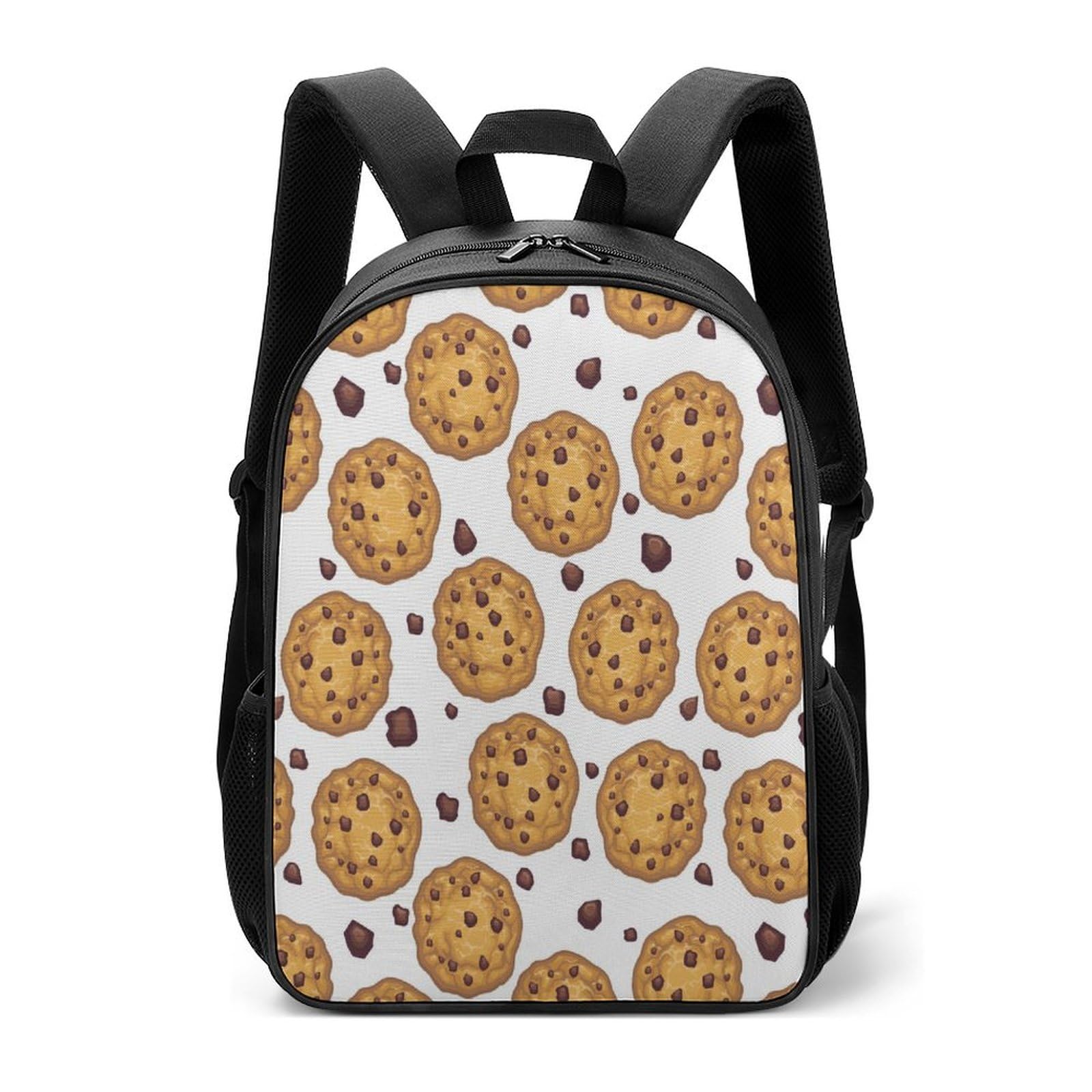 Chocolate Chip Cookies Travel Backpack Laptop Shoulders Bag Casual Daypack for Business Hiking for Women Men