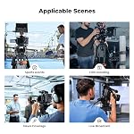 K&F CONCEPT 80"/202cm Video Tripod with Fluid Head, Aluminum Heavy Duty Camera Tripod with QR Plate, Compatible with Canon/Nikon/Sony, DSLR, Mirrorless, Camcorder, Video Cameras, Max Load 17.6lb