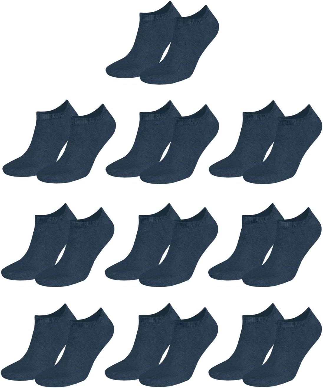 TOMMY HILFIGER メンズ クォーターソックス Gr.39-49 ビジネスソックス 10足