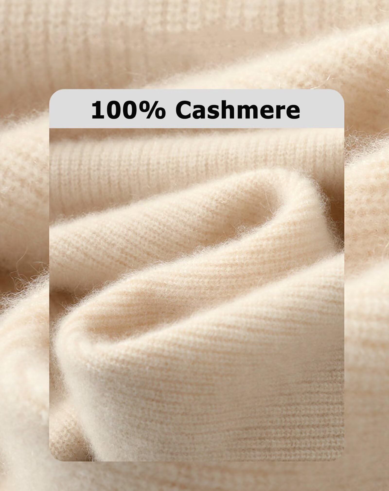 HNVAVQ Herren Kapuzenpullover Langarm Strickpullover 100% Kaschmir Freizeit Hoodies für Herren