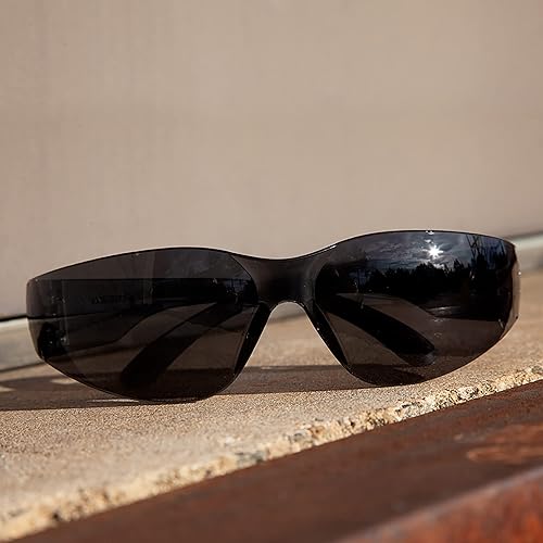 Miniatura 3 de SAFE HANDLER BISON LIFE - Lentes de seguridad con patillas de color transparente  Talla única, para adultos, jóvenes, patillas de color de lente de