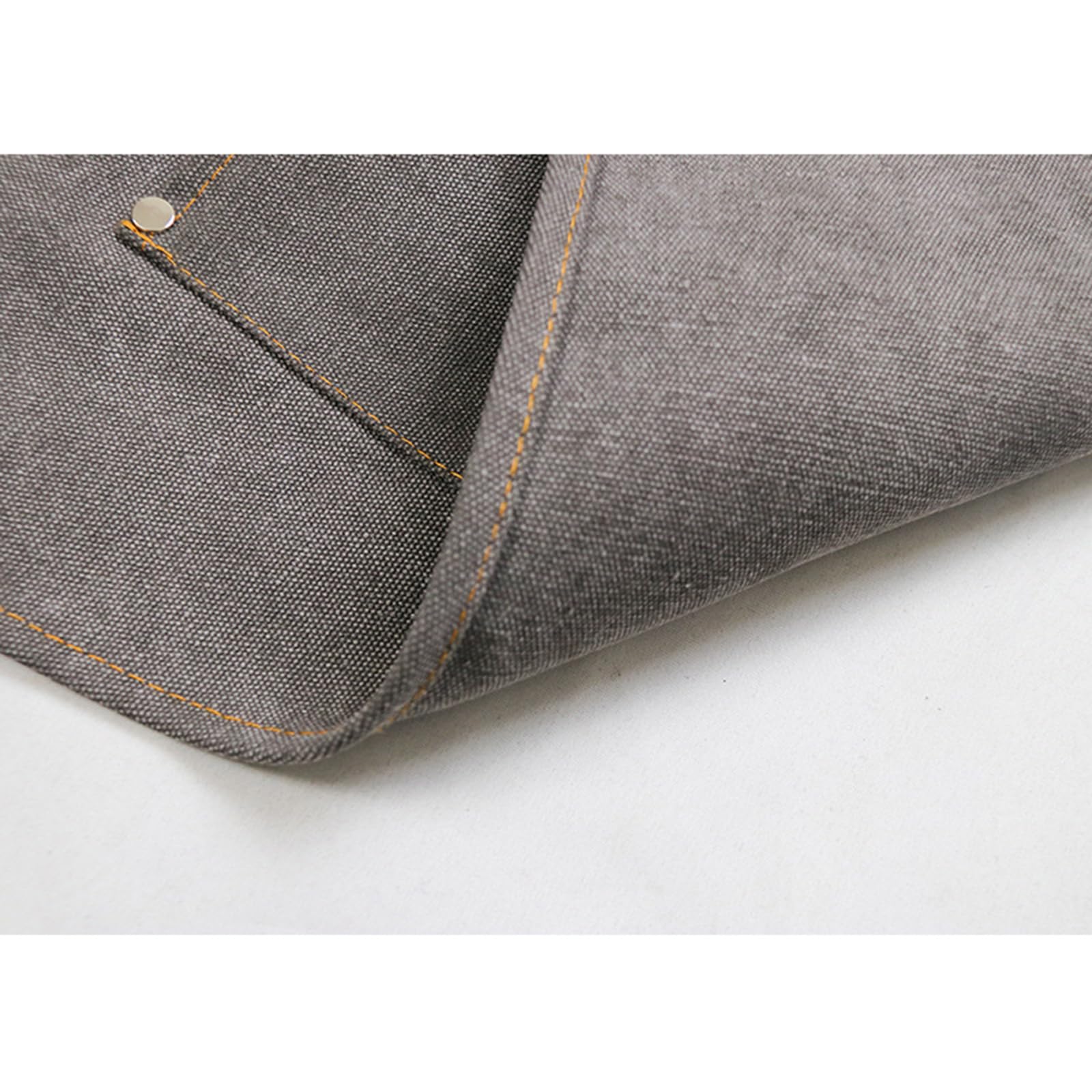 Tabliers, Tabliers de chef for hommes et femmes avec grandes poches, tablier travail réglable en denim à dos croisé, taille M XXL, gris