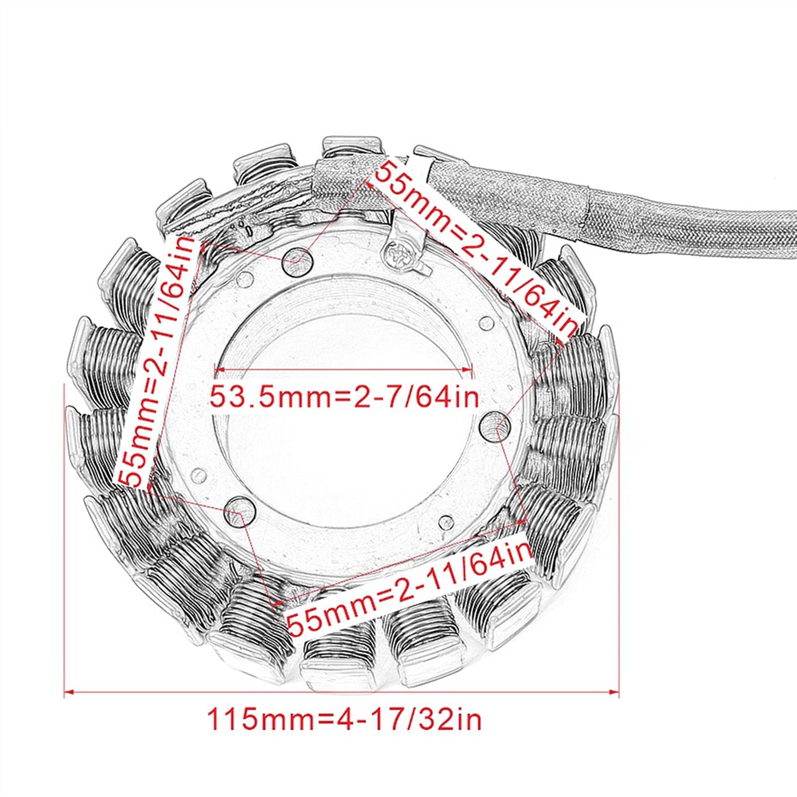 cyokocanR 1 KAZONS Compatibile con Kawasaki per Ninja ZX12R ZX1200 2000
