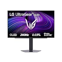 LG UltraGear OLED 27GX704A Monitor Gaming 27″ QHD (2560×1440), 240Hz, 0,03ms (GtG), OLED, G-Sync, FreeSync Premium Pro, VRR, HDR 400 True Black, HDMI 2.1, DisplayPort, Hub USB, AUX, Nero