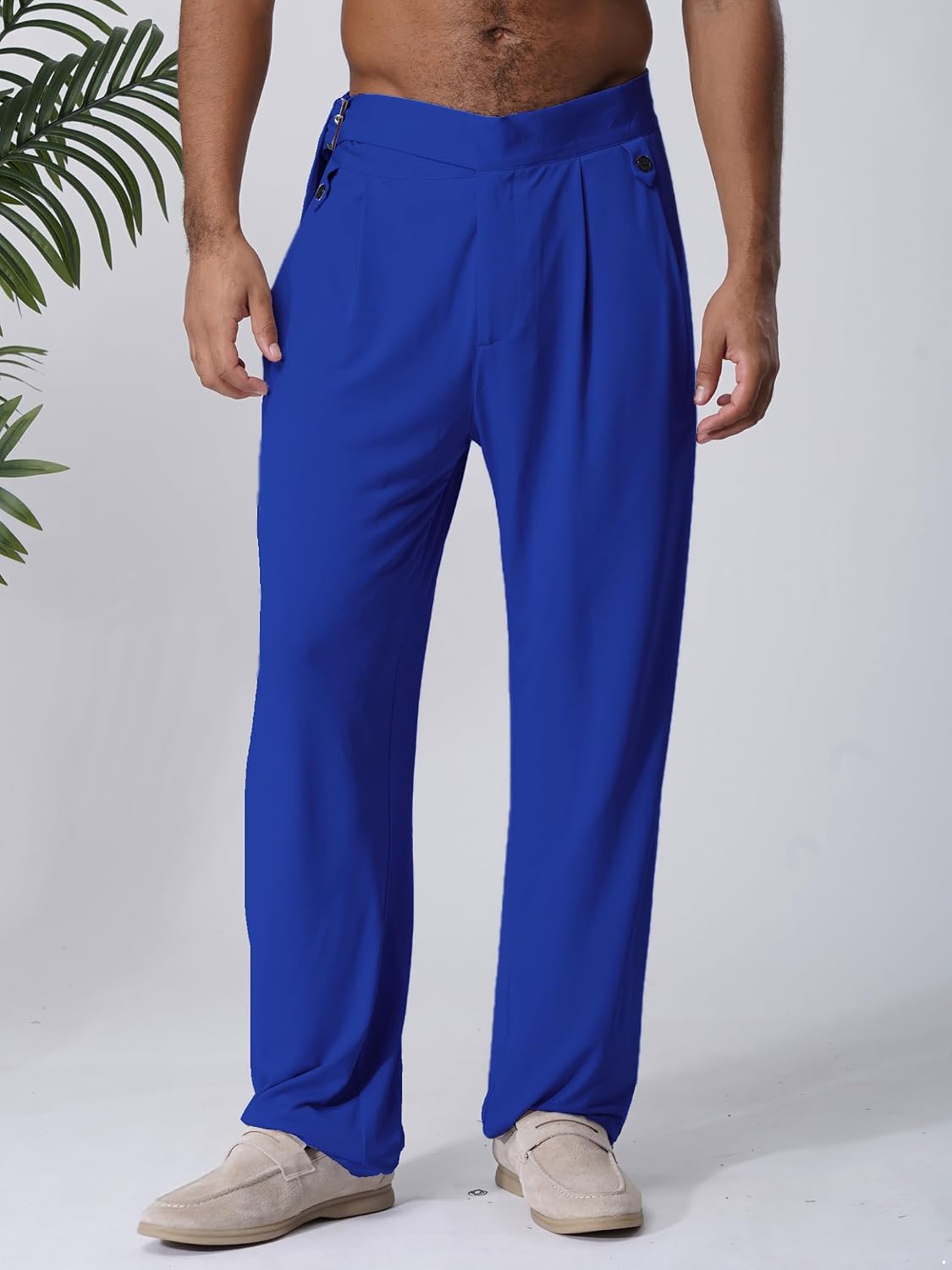 Men's Basic Dance Pant Modern Ballroom Latin Dance Pants Dancewear for Rumba Samba Salsa