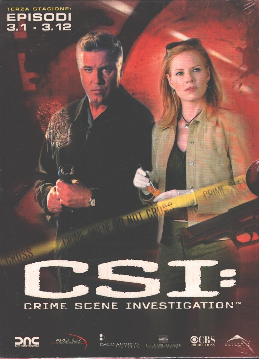 DVD de la Serie CSI: Crime Scene Investigation - Temporada 3, Episodios 01 al 12