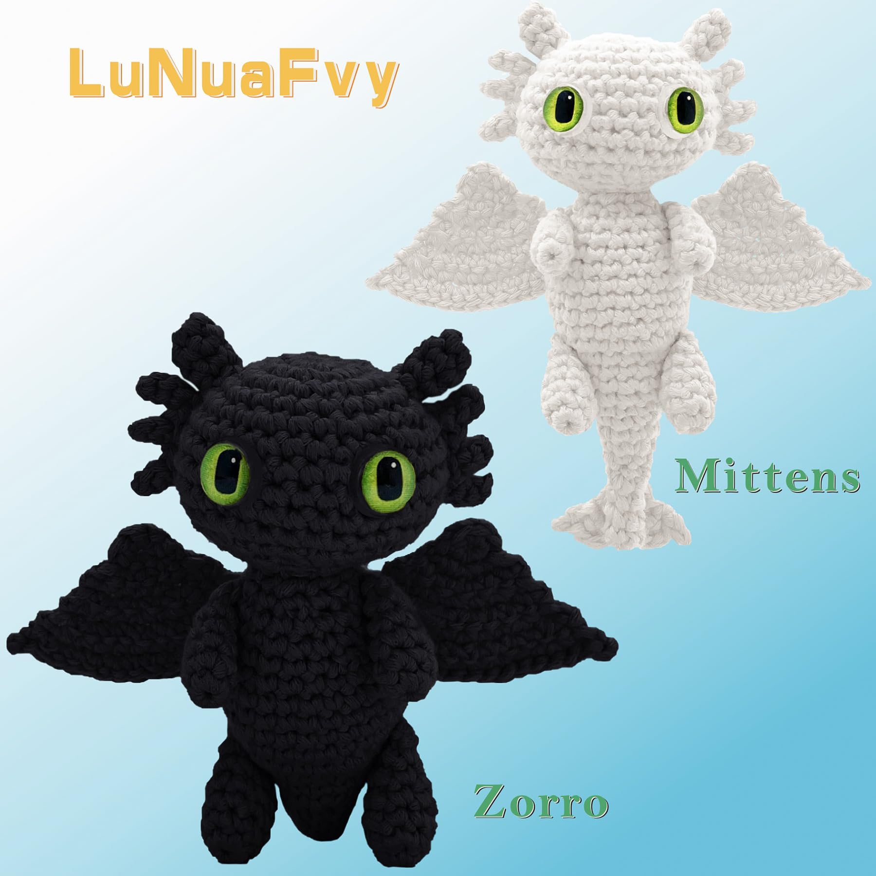 Zestaw do szydełkowania dla początkujących, dla dorosłych i dzieci, zwierzęta, łatwy do robienia na drutach, zestaw do samodzielnego wykonania Amigurumi, wszystkie narzędzia, akcesoria (samouczki