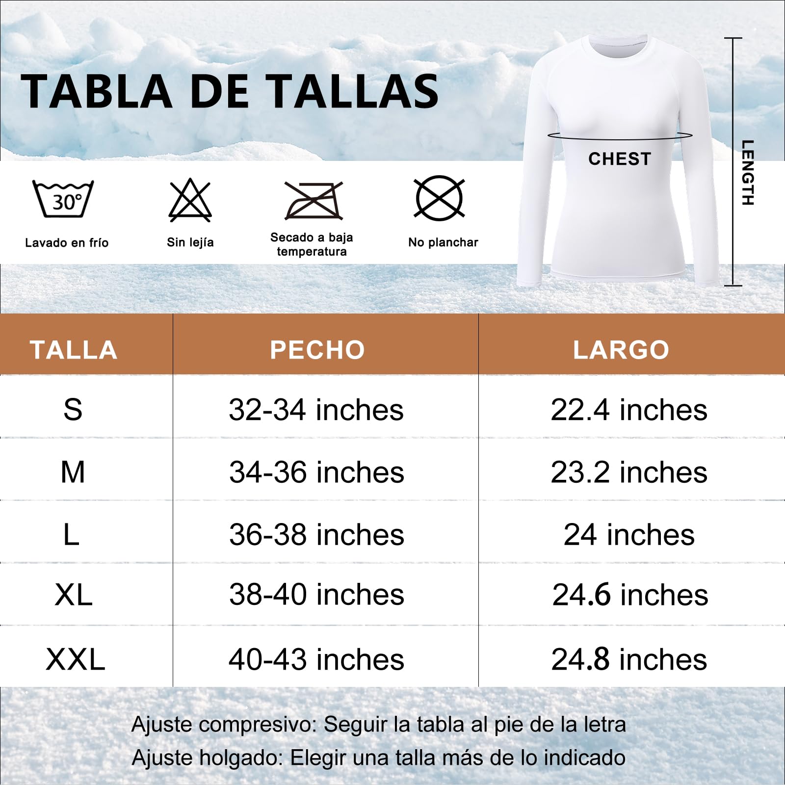 HYCOPROT 4 Pack Camisetas Térmicas de Compresión para Mujer Manga Larga Interior Ropa Deportiva Invierno Corte Ajustado Basica Top Deportivo Base Shirts Gimnasio Yoga Senderismo Trekking Ciclismo