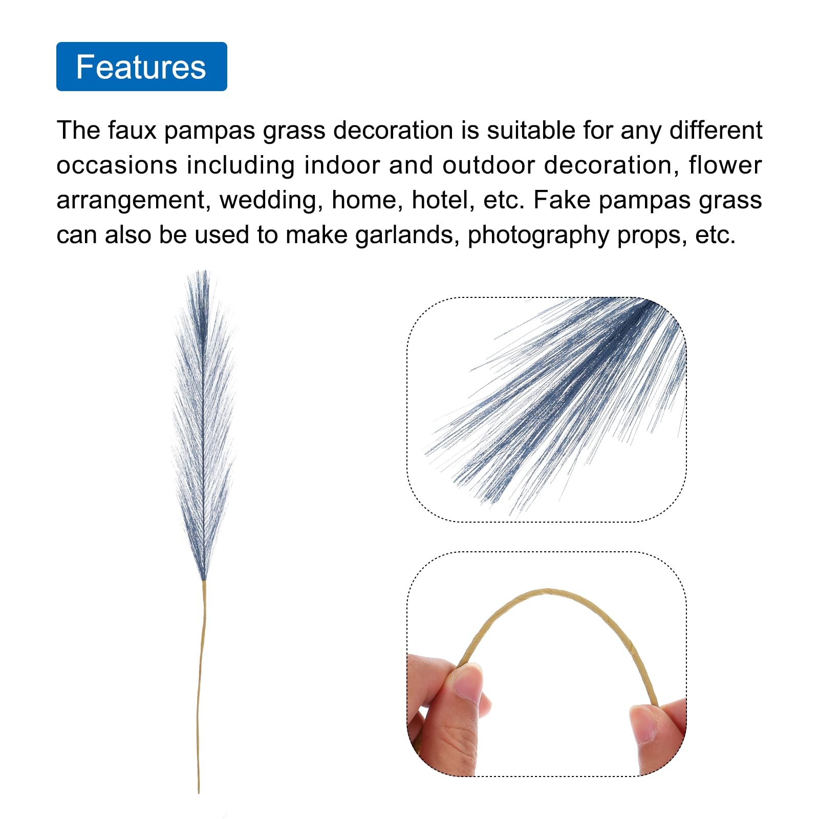 QUARKZMAN Hierba Estática Polvo De Hierba Artificial De