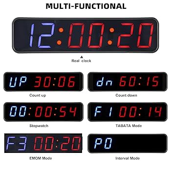 PELLOR Fitness Gy Tier, Ini Portable LED Digital Rechargeable