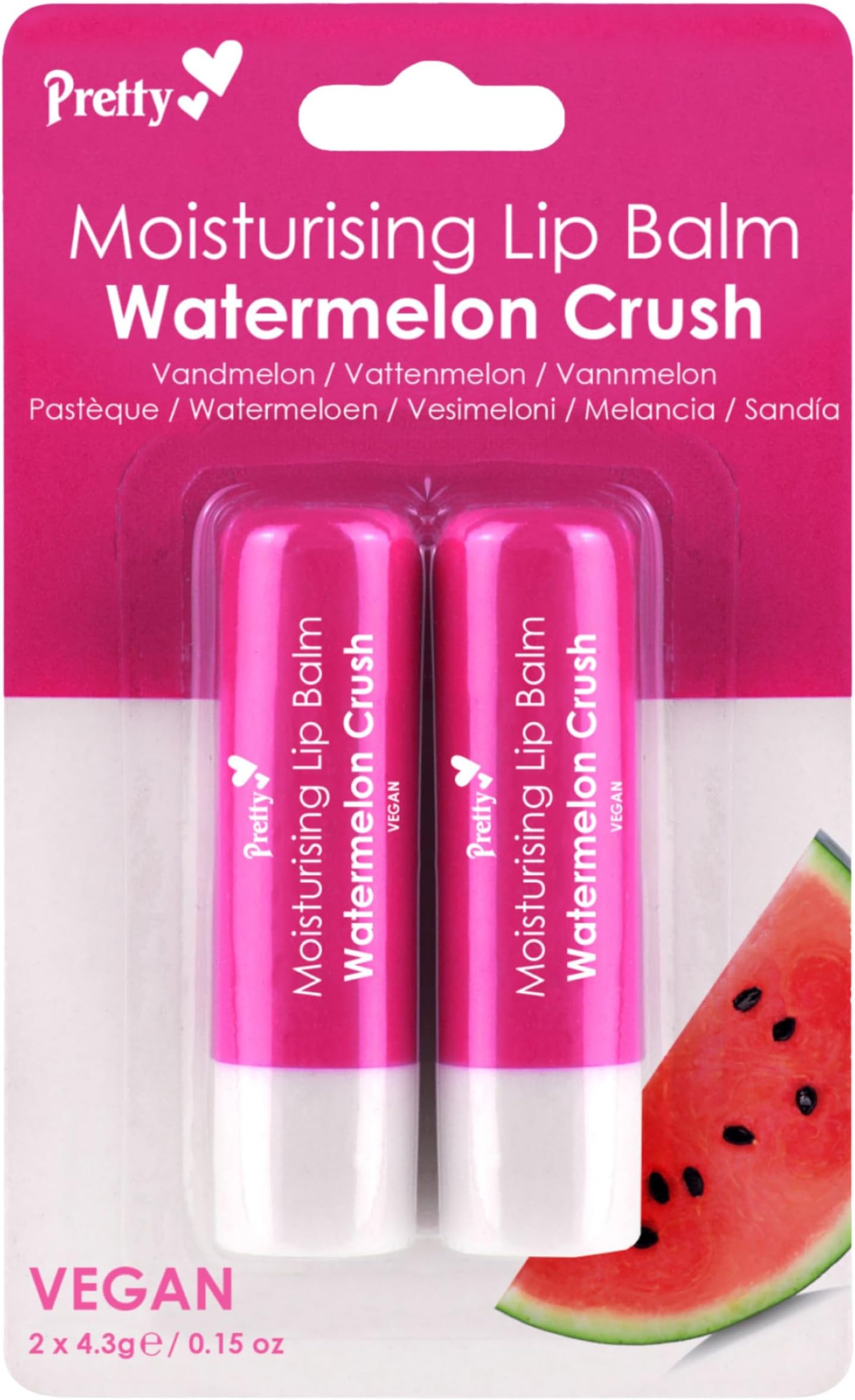 Moisturising Lip Balm โ Watermelon Crush