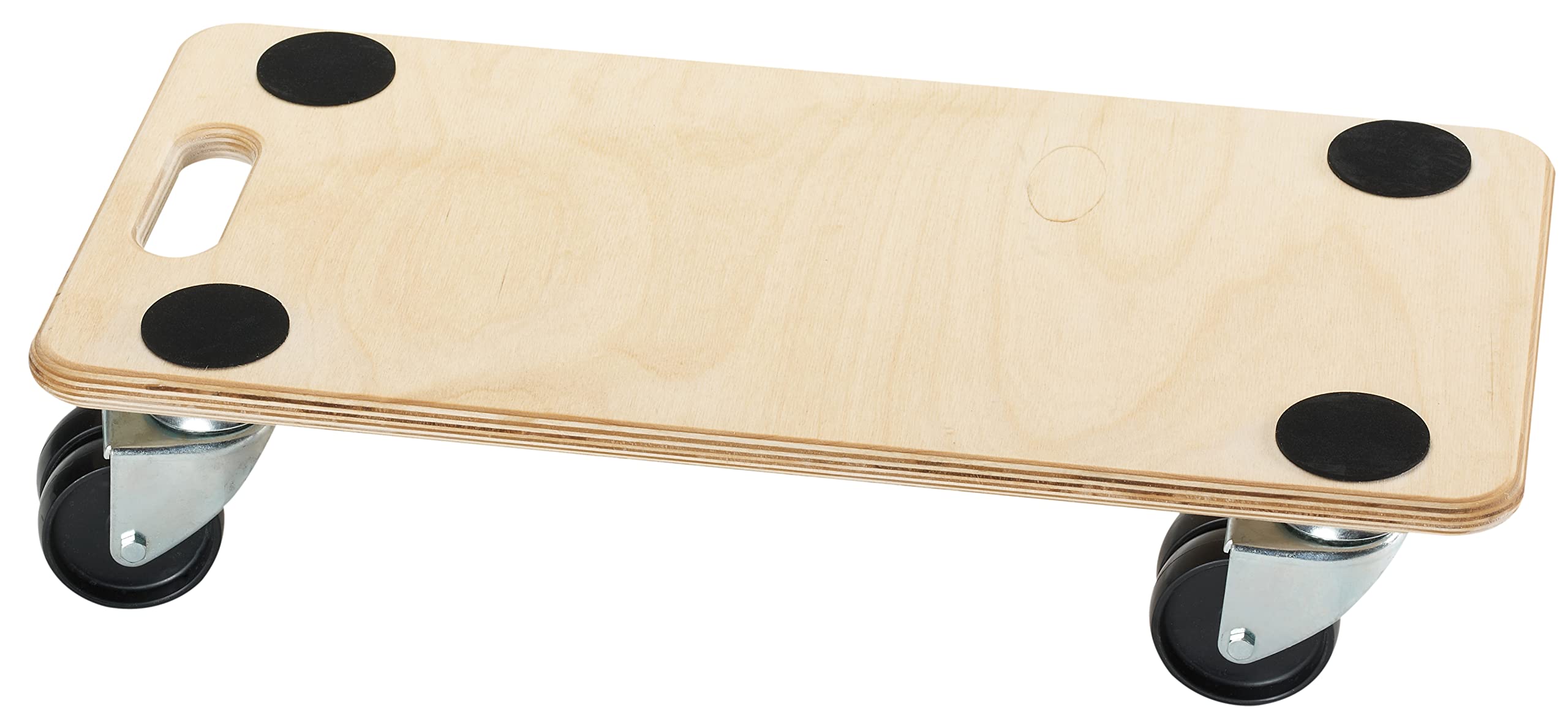 Dörner + Helmer Transportroller Massiv-Double, 590mm x 290mm x 120mm, 300kg Tragkraft, Kunststoffräder, für Kisten und Möbel