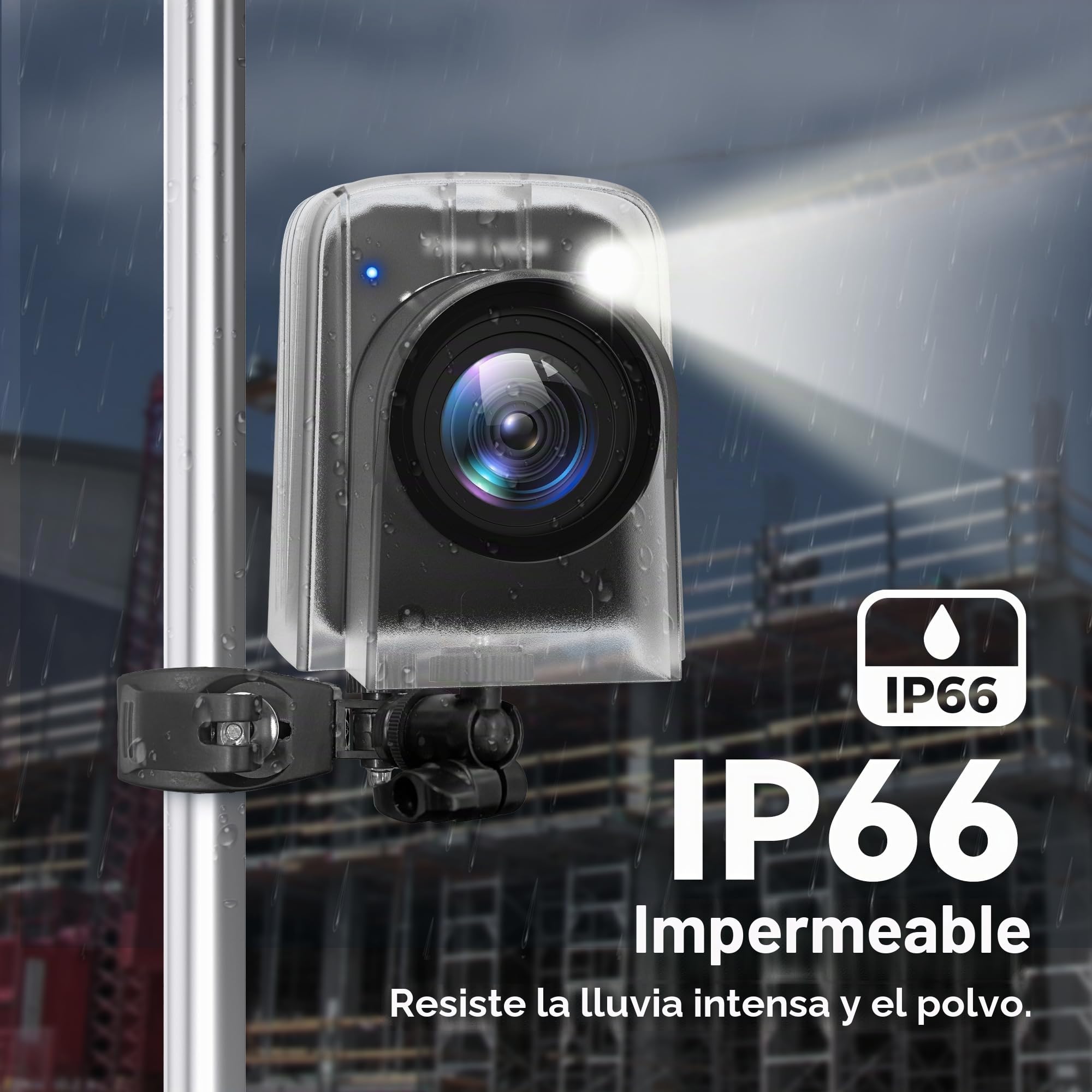 Dsoon Cámara de lapso de Tiempo, cámara 4K FHD Timelapse para Exteriores, Nivel Impermeable IP66, para Grabar construcción al Aire Libre, Clima, Planta, batería de 6 Meses, Tarjeta TF de 64 GB