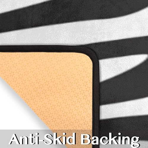 Miniatura 4 de Artistic Zebra Patterns - Tapetes de cocina de 47 x 17 pulgadas29 x 17 pulgadas, 2 tapetes antifatiga para suelo de cocina, especializados en