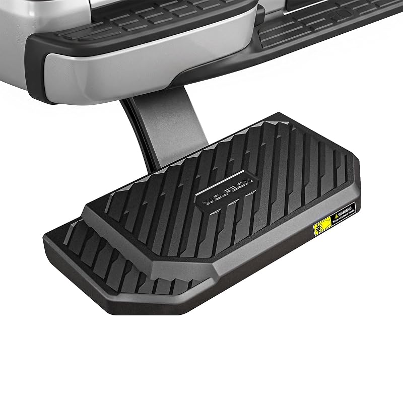 Degrau retrátil de caçamba WOLFBOX BS01 para Chevy Silverado e GMC Sierra 1500/2500/3500 1999–2006