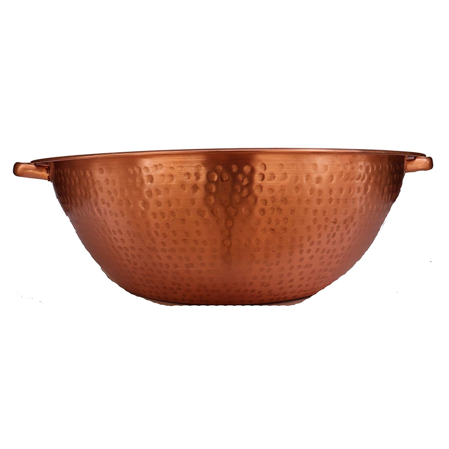 Portable Side Handles Foot Bath Soaking Shower Soothing Gold Copper Healthy Washing Basin Tub Bowl