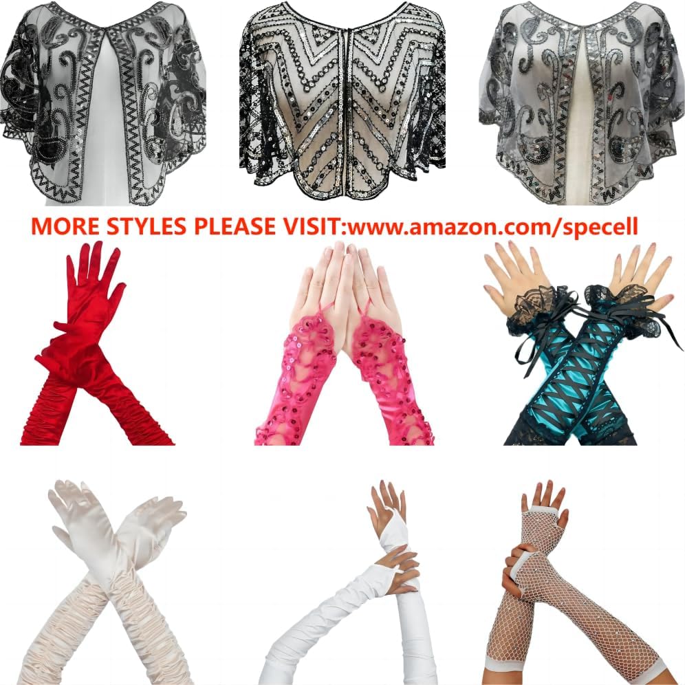 Specell Handmade Fascinator Tea Party Hat for Women, Derby Hat with Feathers Headbands Equipped with Hair Clips and Fasteners - Image 6