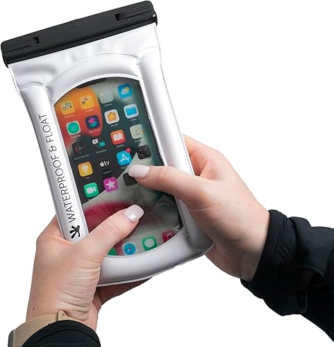 Miniatura 5 de geckobrands Bolsa seca flotante para teléfono, bolsa impermeable y flotante, se adapta a la mayoría de los modelos de iPhone y Samsung Galaxy
