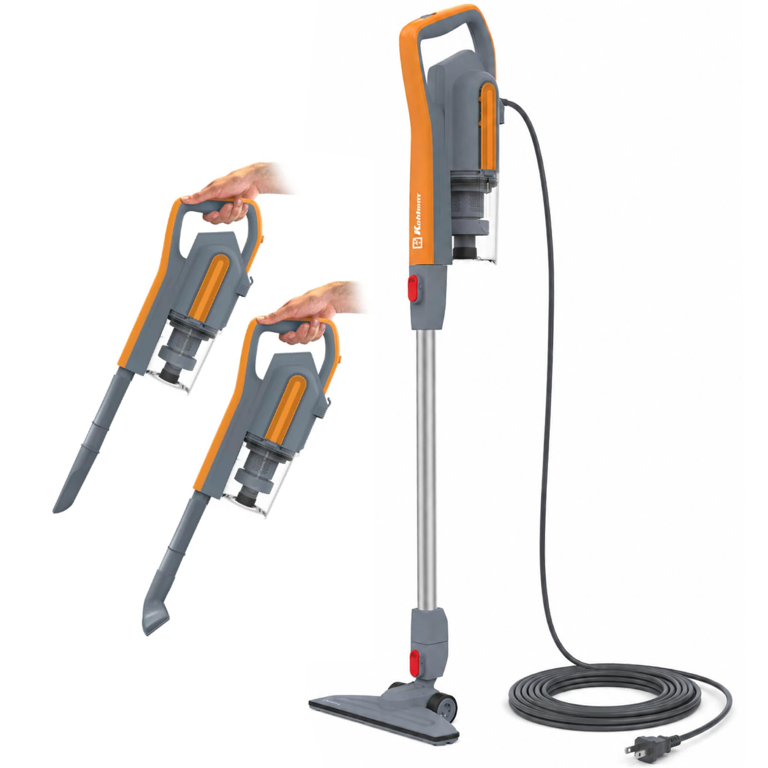 Koblenz Atlas Stick Vac Aspiradora ciclónica 3 en 1 — filtración HEPA