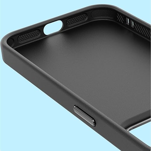 Miniatura 6 de TENOC Funda para teléfono compatible con iPhone 12 y iPhone 12 Pro, color negro, antihuellas, protector mate para 6.1 pulgadas