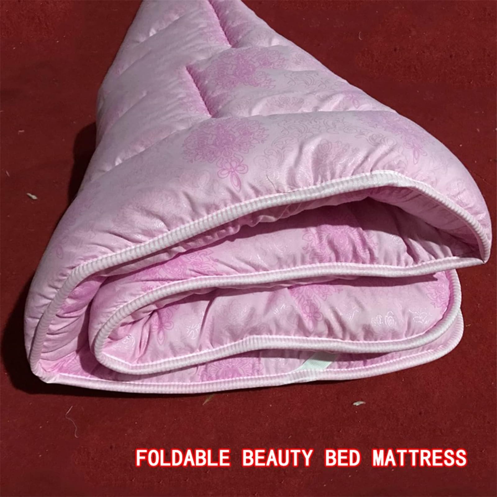 Coussin Surmatelas Pour Table De Massage Lash Bed Topper Rembourrage De Lit Spa Avec Trou Respiration Protège-Matelas Couvre Matelas En Mousse À Mémoire Forme Pour Lit De Salon Beauté,02 r,60*180cm