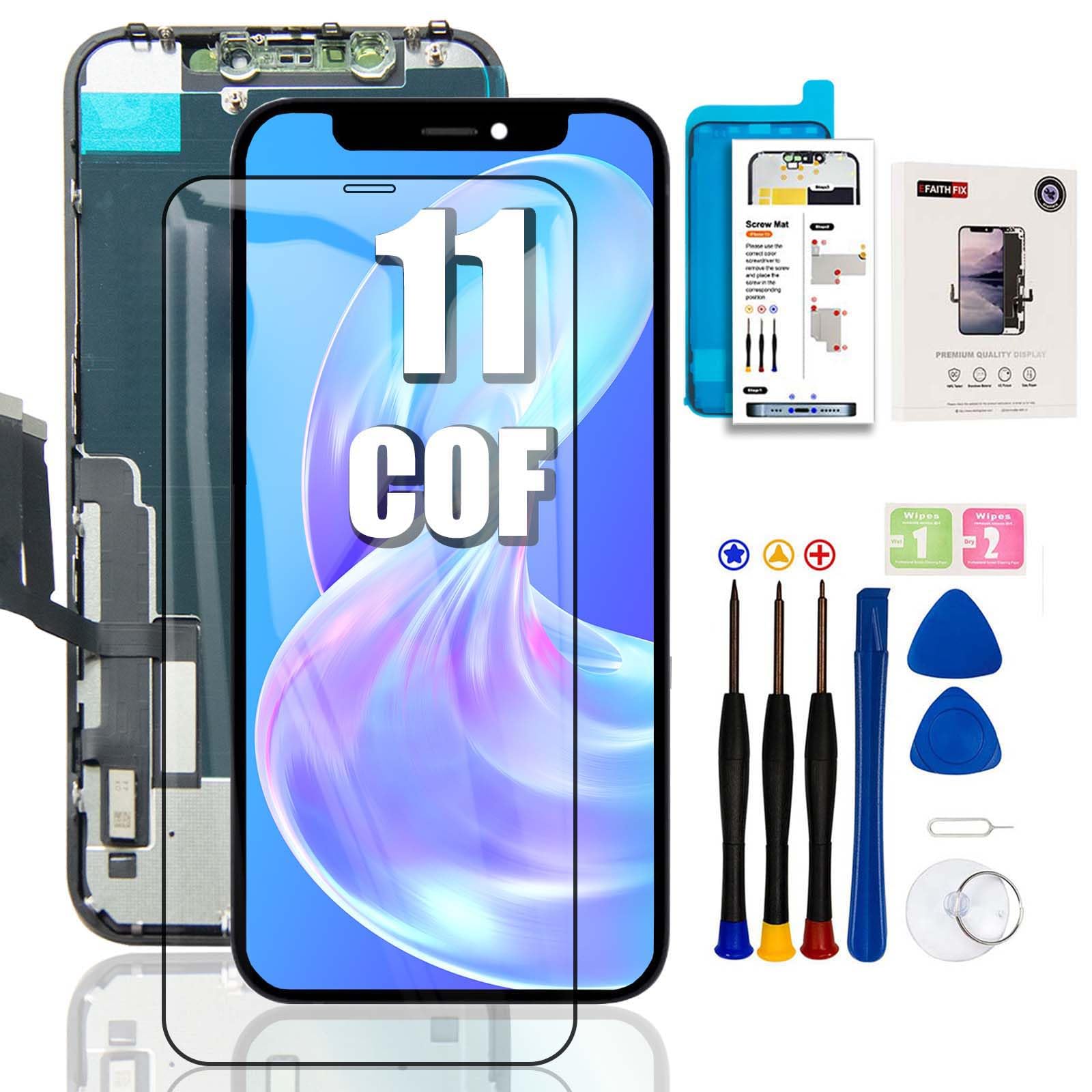 Amazon.com: EFAITHFIX for iPhone 11 Screen Replacement 6.1 inch