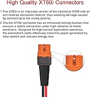 Vista 2 de Cable solar a XT60i de 10 AWG de 2 pies a XT60i 2 10 25 35 50 75 100 pies conector solar a XT60i cable adaptador para estación de energía portátil