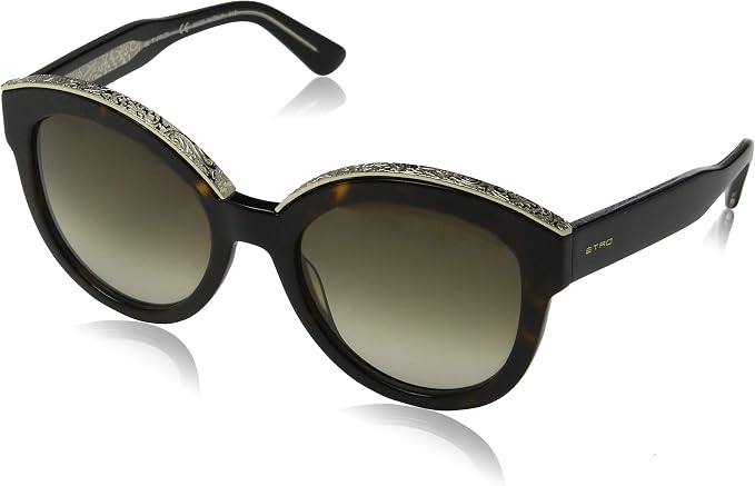 Etro ET604S 215 55 Occhiali da Sole, Marrone (Dark Havana), Donna :  Amazon.it: Abbigliamento