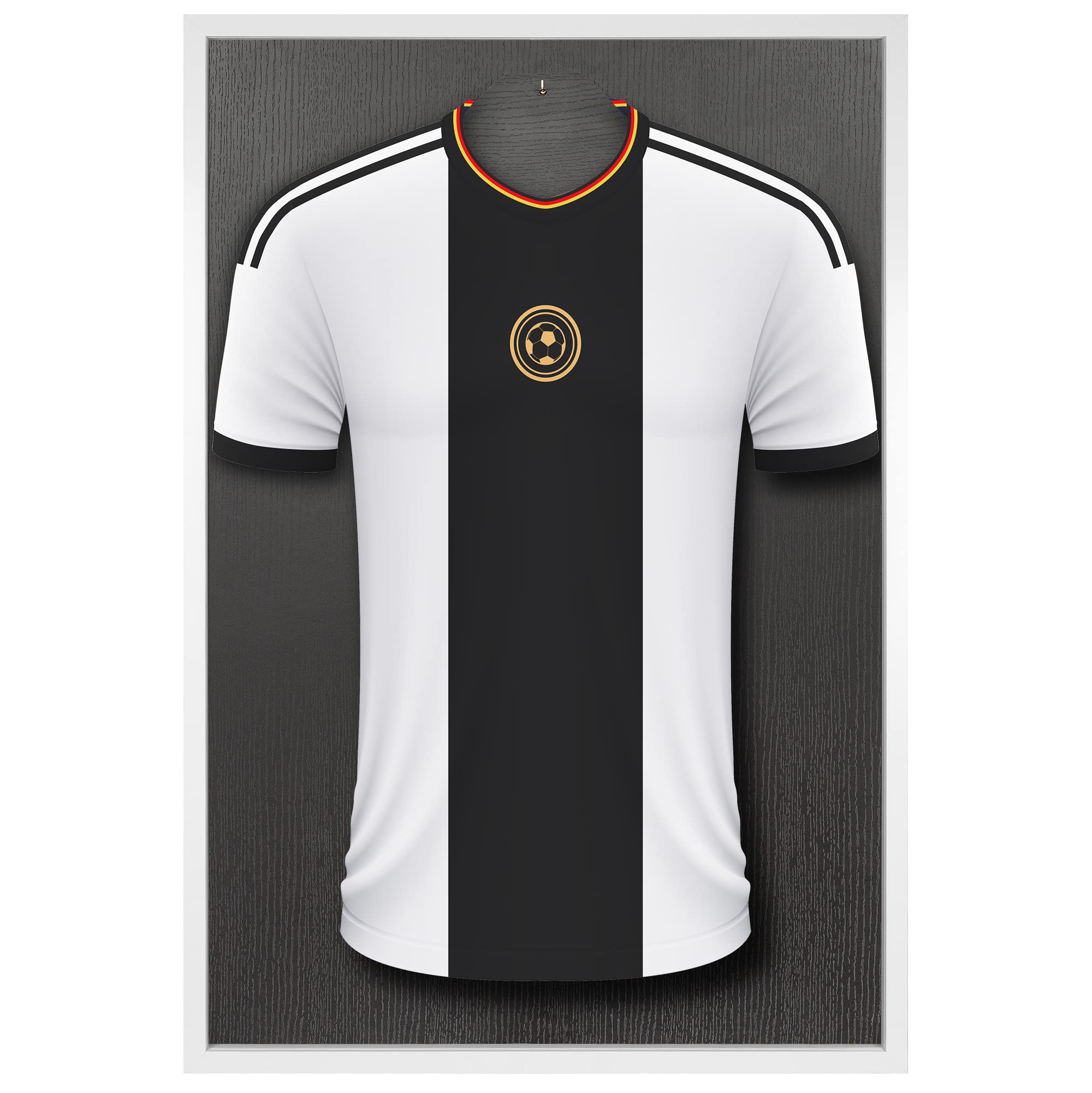 walther design Stockholm EA690W Cadre en Bois pour Maillot de Sport, avec Verre Synthétique, 60 x 90 cm, Blanc