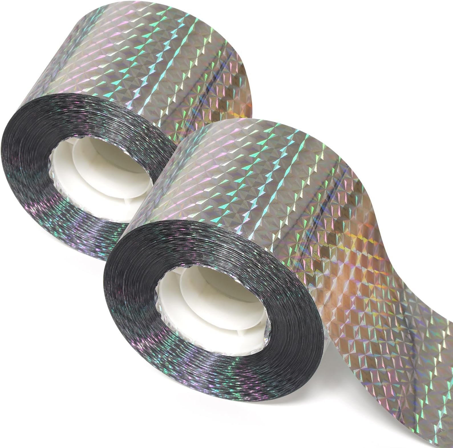 Ruolan Bird Scare Tape Ribbon(700FT) Reflective Tape Keep Birds Away Outdoor,Double Side Bird Flash Tape, Scare Geese, Pigeon, Duck, Woodpecker