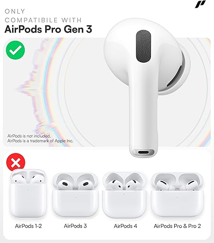 Miniatura 2 de Proof Labs 4 pares de fundas para AirPods Pro 3 ganchos para las orejas, bolsa de almacenamiento añadida, accesorios compatibles con Apple AirPods
