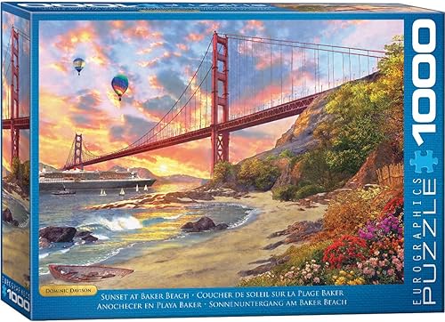 Eurographics Baker Beach California by Dominic Davison Jigsaw Puzzle 1000-Piece