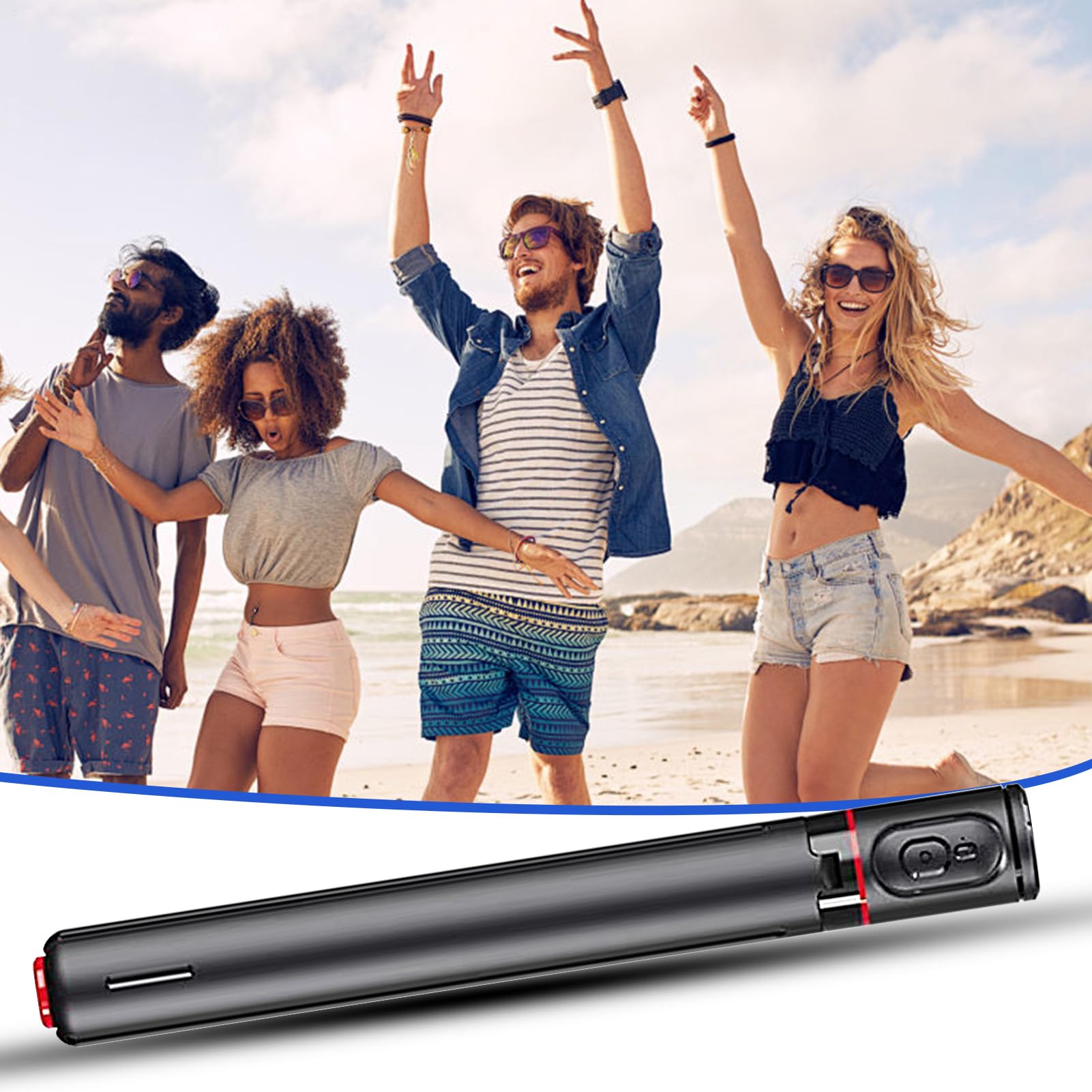 Treppiede Per Telefono Supporto Magnetico Rotante A 360 Gradi | Treppiede Selfie Stick Wireless Per Cellulare Supporto Fotografico Per Palestra, Cucina, Escursionismo, Famiglia E