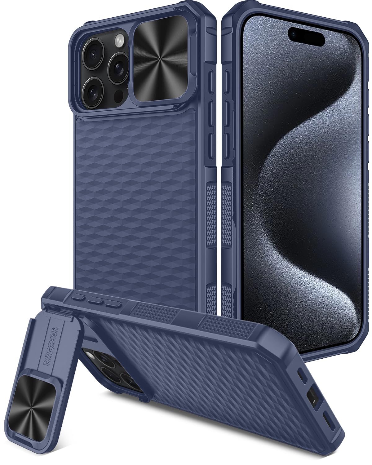 Coque iPhone 16 Pro Max charge sans fil et support de visionnage stable - 8